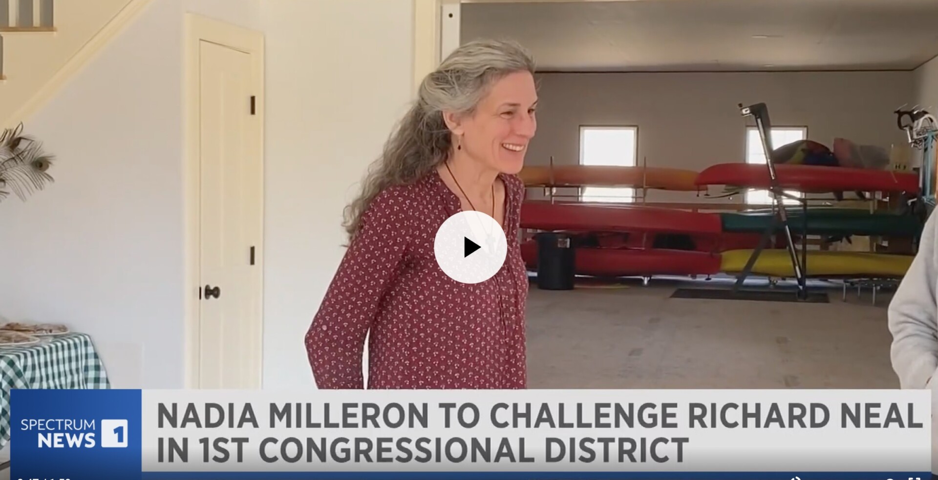Nadia featured on Spectrum News announcing her run for Congress