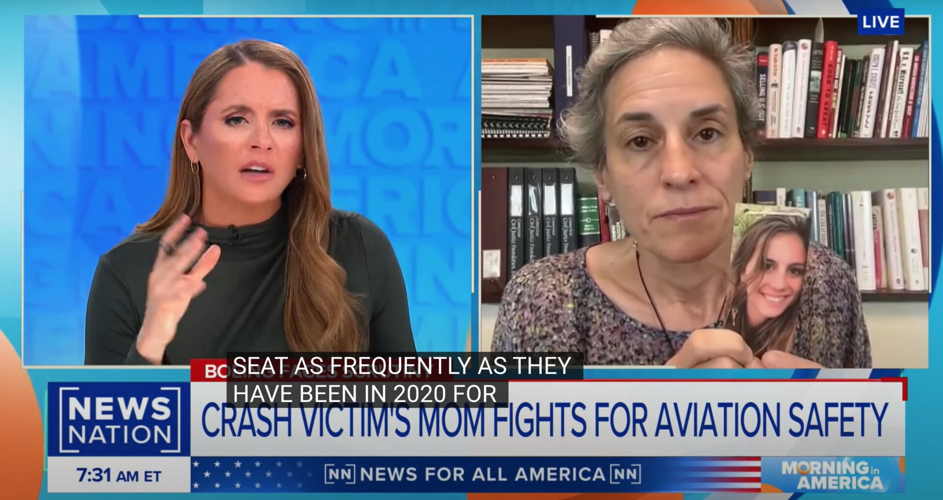 Nadia calls for justice for Samya and other crash victims, holding Boeing accountable ahead of DOJ meeting